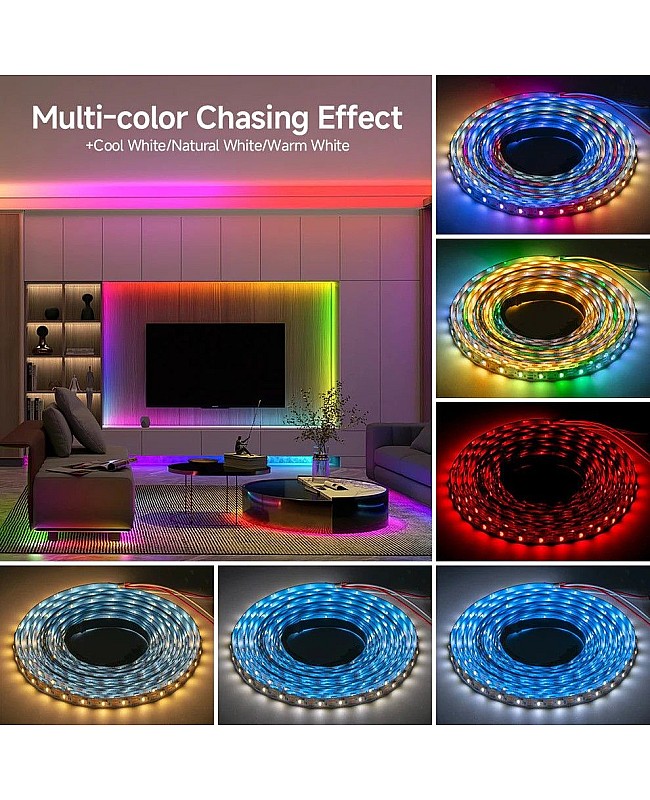 You can use the 12V SK6812 LED strips for home smart decoration.