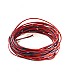black red led light wire