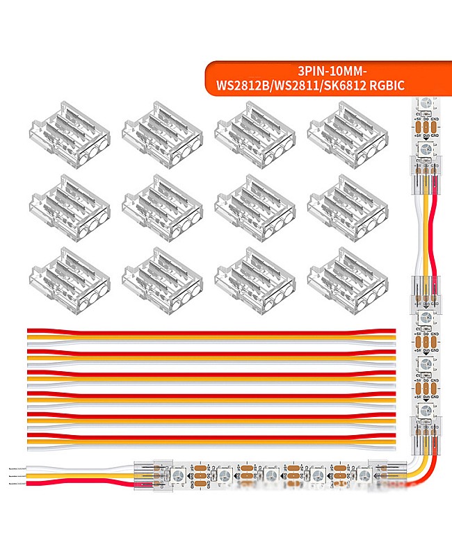 3Pin RGBIC Strip Light Connector