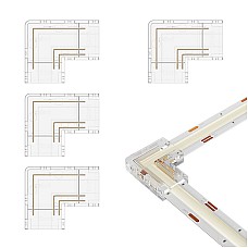 COB LED Strip Light Plugs