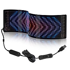 The LED matrix display panels have various sizes in stock, are easy to set the dynamic animation, and allow for DIY effects
