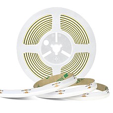Side emitting LED strip lights provide seamless and uniform light without visible dots