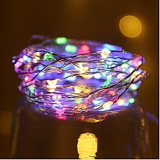 Cell Battery Powered Copper LED Fairy Lights