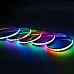 Battery power addressable LED strips
