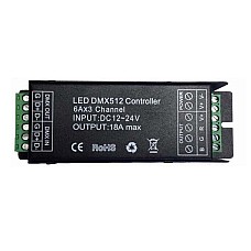 432W 3CHs RGB DMX Decoder