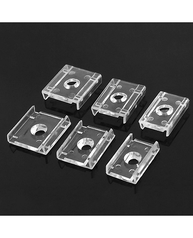 Plastic mount clips for COB LED strip lights