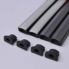 Waterproof PVC Plastic LED Strip Light Channels