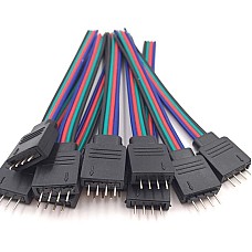 Single Side 4PIN Male LED Strip Light Connector