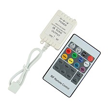 Mini RGB LED Controller 72W With 20Key RF Remote