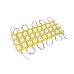 white waterproof light 3 led modules