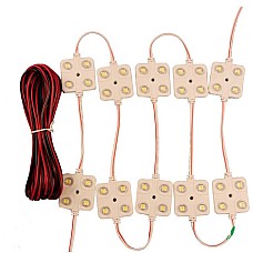 Single Color Square LED Module With Lens DC12V