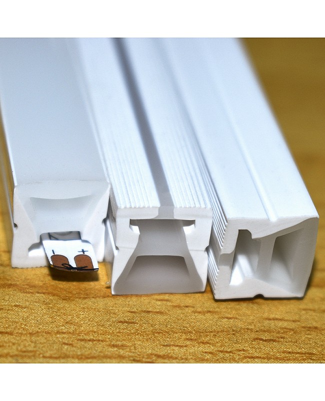 Outdoor soffit lighting LED profiles