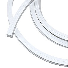 The LED strip diffusers are bendable and waterproof, suitable for both indoor and outdoor applications.
