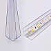 The PVC LED Channels for waterproof LED strip light