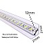 The PVC LED Channels can accommodate 8-12mm IP67 or IP68 waterproof LED strips