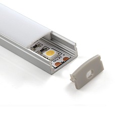 U shape slim linear LED aluminum profiles fro cabinet lighting
