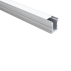 Waterproof recessed LED channels for outdoor flooring