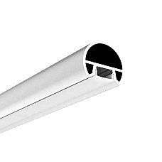 Round wardrobe LED profiles for closet lighting