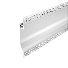 Indirect light trimless recessed LED strip channel for 5/8" gypsum boards