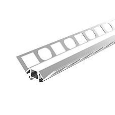 Inside corner tile recessed aluminum LED profiles
