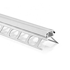 Outside corner aluminum LED profiles for 10mm marble