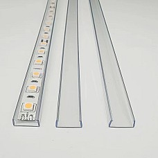 The plastic LED channels have various dimension products available to house waterproof LED strips
