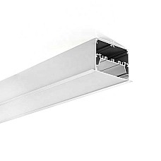 4 inch wide recessed aluminum LED channel for linar lighting