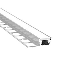 Trimless Recessed Tape Light Channel For Marble Tile