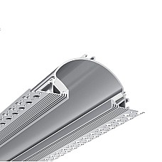 The indirect lighting LED channels have a dome structure