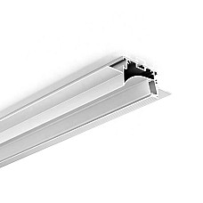 Trimless LED profiles for wall washer lighting