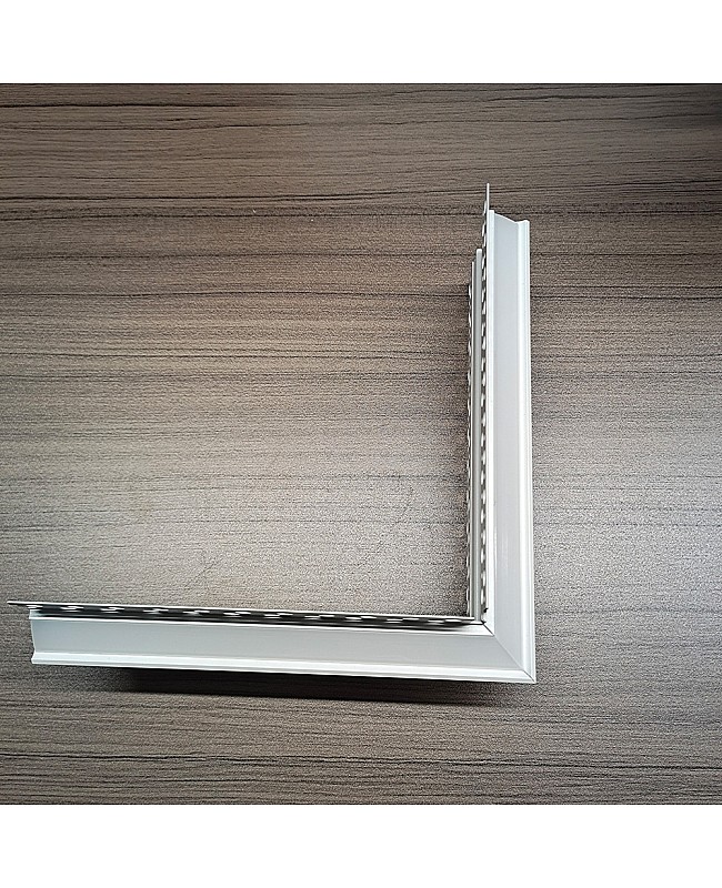 Outside corner connectors for ALP128-R LED drywall profiles