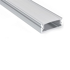 Low profile aluminum LED channels for cabinets