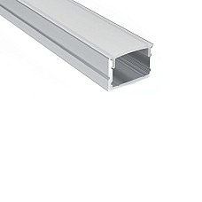 The surface mounted slim LED channels provide multiple installation options to meet lighting design