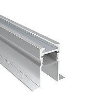 ALP160 recessed LED strip profiles have regressed cover design for comfortable ceiling lighting
