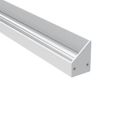 The aluminum LED channels with asymmetric lenses for wall washer lighting