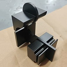 Black handrail channel joiners