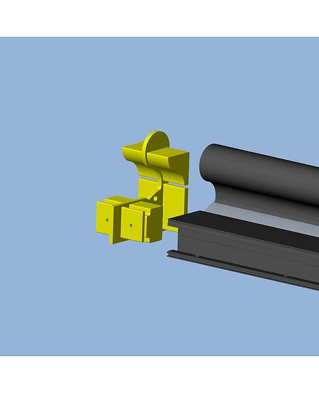 Handrail LED profile connectors