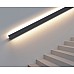 The light handrails features an up-down lighting design
