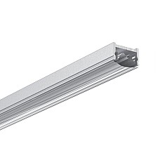 The surface mount LED strip diffuser channels have three types of lenses available.