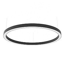Pendant Round Black Aluminium LED Profile