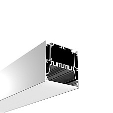 75mm aluminum channel and frosted led strip diffuser