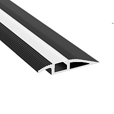 Floor LED channels for carpet edge lighting