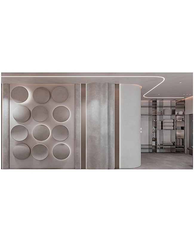 Curved LED strip channels