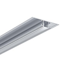 Ceiling plaster-in LED strip light channels