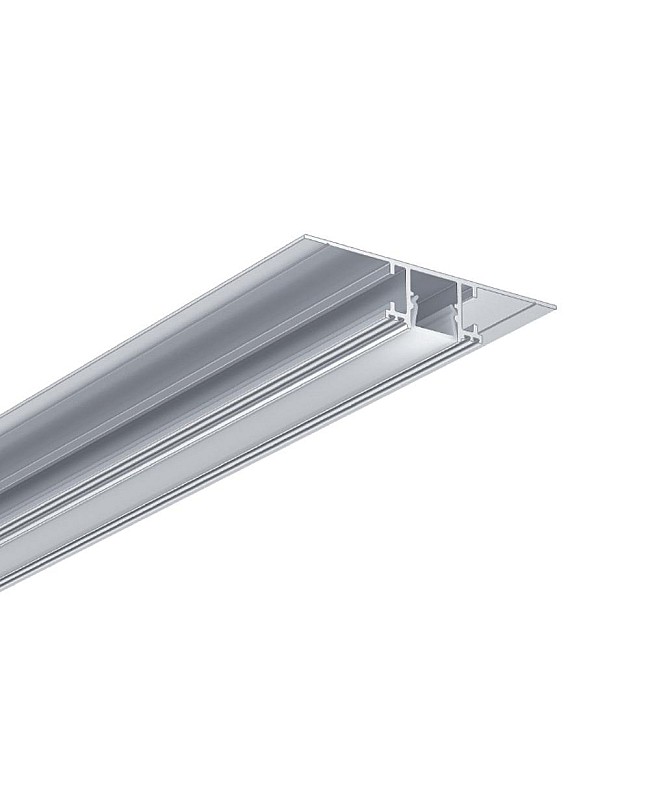 Ceiling plaster-in LED strip light channels
