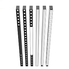 Suspended Linear LED Light Channels For Task Lighting