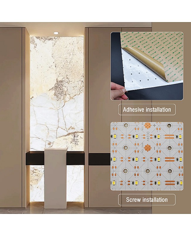 Bendable 24V LED backlight panels