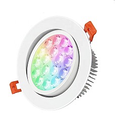 rgb+cct recessed downlight adjustable