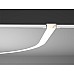 Curved LED strip aluminum channel for modern lighting