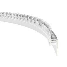 Side bendable aluminum LED baseboard channels for drywall